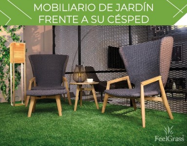 ¿PODRÍA DAÑAR EL MOBILIARIO DE JARDÍN SU CÉSPED ARITFICIAL?